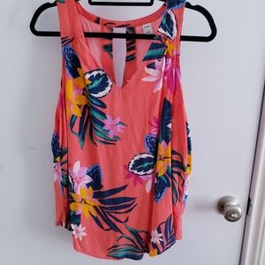 Old Navy loose tank with flowers